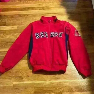 Boston Red Sox Majestic red bomber jacket